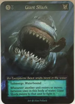 Giant Shark Non Foil - Sorcery Contested Realm Beta - Image 1