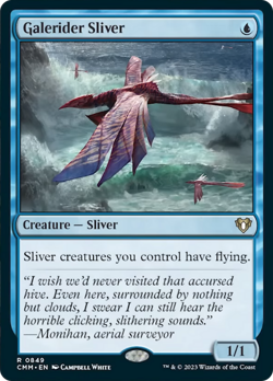 Galerider Sliver Commander Masters - Lightly Played - Image 1