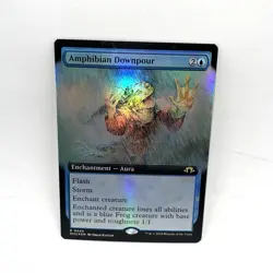 Amphibian Downpour Foil Extended Art Modern Horizons 3 MTG Magic The Gathering - Image 1