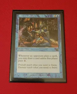 Magic: The Gathering Rhystic Study Prophecy Enchantment Blue Common Wizards - Image 1