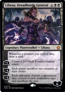 Liliana, Dreadhorde General M Foundations 176 NM - Image 1
