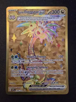 Pokemon Exeggutor EX Gold Surging Sparks 248/191 English Holo CENTERED MINT - Image 1