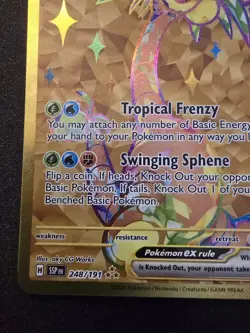 Pokemon Exeggutor EX Gold Surging Sparks 248/191 English Holo CENTERED MINT - Image 5