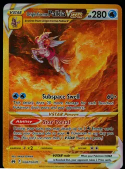 Origin Forme Palkia VSTAR #GG67/GG70 Crown Zenith NM/M Pokemon Card - Image 1