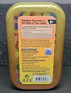 Pokemon TCG Scarlet & Violet 151 Mini Tin Slowpoke (Empty) - Image 3