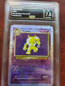 Hypno Legendary Holo Pokemon Card Base WOTC PSA BGS GMA 7.5 NM + - Image 1