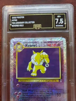 Hypno Legendary Holo Pokemon Card Base WOTC PSA BGS GMA 7.5 NM + - Image 3