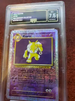 Hypno Legendary Holo Pokemon Card Base WOTC PSA BGS GMA 7.5 NM + - Image 4