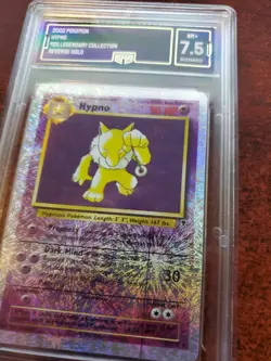Hypno Legendary Holo Pokemon Card Base WOTC PSA BGS GMA 7.5 NM + - Image 5