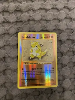 2016 Pokemon TCG Evolutions Sandshrew Reverse Holo Common 54/108 PWE - Image 1