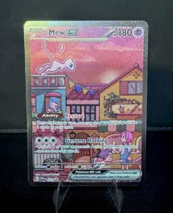 Pokemon Mew EX TCG SVP053, Ultra Premium Holo, Black Star Promo NM/MINT - Image 1