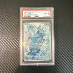 Pokemon TCG Articuno IR 161/159 Journey Together PSA Gem MT 10 - Image 1