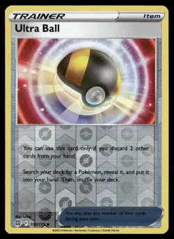Ultra Ball SWSH09: Brilliant Stars 150/172 Uncommon Reverse Holo Pokemon TCG NM - Image 1