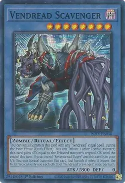 POTE-EN040 Vendread Scavenger Super Rare 1st Edition Near Mint YuGiOh TCG - Image 1