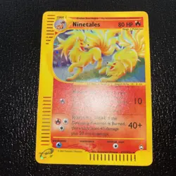 Pokemon TCG Card Ninetales H19/H32 Holo Rare Aquapolis English - Image 3
