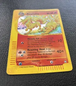 Pokemon TCG Card Ninetales H19/H32 Holo Rare Aquapolis English - Image 4