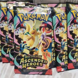 10 Pack X Pokemon TCG Ascended Heroes Loose Booster Pack English - Image 2