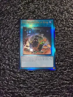 Yugioh Pre-Preparation of Rites RA01-EN055 Prismatic Ultimate Rare Near Mint - Image 1