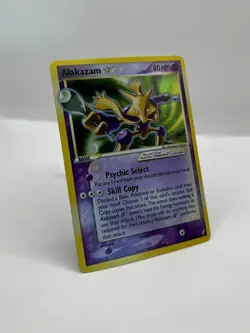 Pokemon Gold Star Alakazam EX Crystal Guardians 99/100 WOTC Vintage - Image 2