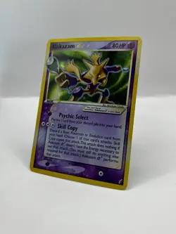 Pokemon Gold Star Alakazam EX Crystal Guardians 99/100 WOTC Vintage - Image 3