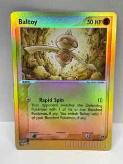 Pokemon TCG EX Sandstorm Baltoy Reverse Holo Uncommon - Image 1