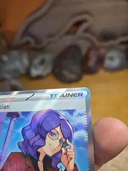 Pokemon TCG Lucian Trainer Full Art Ultra Rare Twilight Masquerade 208/167 - Image 5