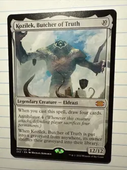 Kozilek, Butcher of Truth Double Masters 2022 Regular Card NM Condition - Image 1