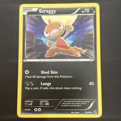 Scraggy 73/99 Regular BW Next Destinies Common Pokemon TCG LP 2012 - Image 1