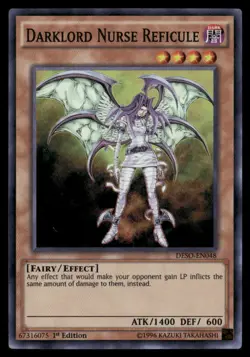 Darklord Nurse Reficule Destiny Soldiers DESO-EN048 Super Rare Yugioh LP - Image 1