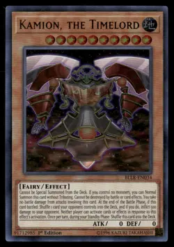 Kamion, the Timelord Battles of Legend: Light's Revenge BLLR-EN034 Yugioh LP - Image 1