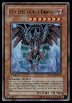 Red-Eyes Zombie Dragon Structure Deck: Zombie World SDZW-EN001 Yugioh LP - Image 1