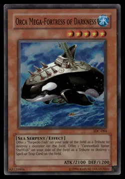 Orca Mega-Fortress of Darkness Unlimited Super Rare Invasion of Chaos IOC-084 HP - Image 1