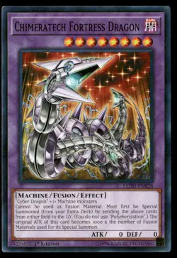 Chimeratech Fortress Dragon Legendary Dragon Decks LEDD-ENB28 Yugioh LP - Image 1