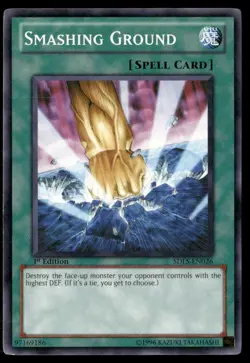 Smashing Ground Structure Deck: Lost Sanctuary SDLS-EN026 Yugioh LP - Image 1