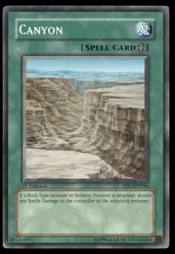 Canyon Structure Deck: Invincible Fortress SD7-EN016 Yugioh LP - Image 1