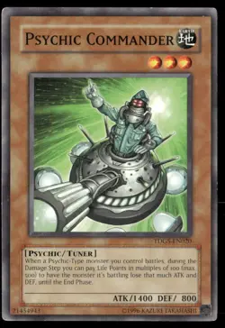 Psychic Commander The Duelist Genesis TDGS-EN020 Common / Short Print Yugioh LP - Image 1