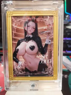 One Piece CCG Robin Metal Card From Nvshenshe - Image 1