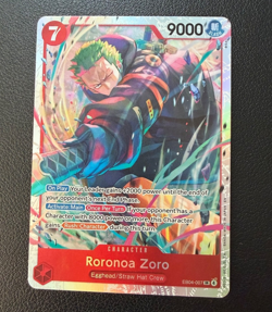 One Piece Roronoa Zoro EB04-007 SR ENGLISH OP15/NM - Image 1