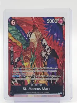 ST. MARCUS MARS 2025 ONE PIECE CARRYING WILL ALT ART RARE #OP13-091 Q1739 - Image 1