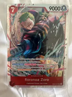 One Piece TCG - Roronoa Zoro EB04-007 Super Rare English - Image 1