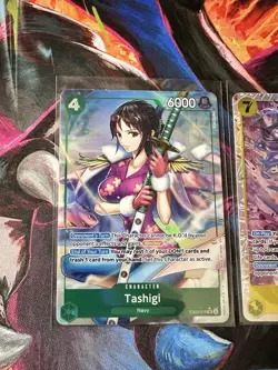 One Piece TASHIGI ALT + NICO ROBIN + UTA SECRET SET English NM Heroines EB03 - Image 2