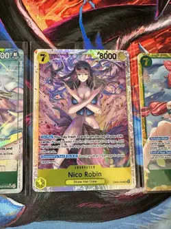 One Piece TASHIGI ALT + NICO ROBIN + UTA SECRET SET English NM Heroines EB03 - Image 3