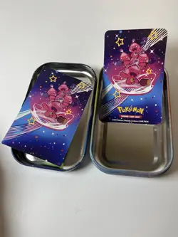 Pokemon Tinkatink Mini Tin EMPTY | w/ Art Card & Sticker Paldea Collectible - Image 3