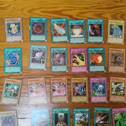 Yugioh Card Lot Of 61 Wind Earth Dark Light Fire Trap Spell - Image 2