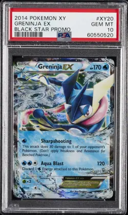2014 POKEMON XY BLACK STAR PROMO #XY20 GRENINJA EX PSA 10 - Image 1