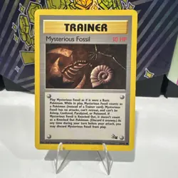 Mysterious Fossil Fossil Unlimited 62/62 Pokemon TCG Vintage WOTC LP - Image 1