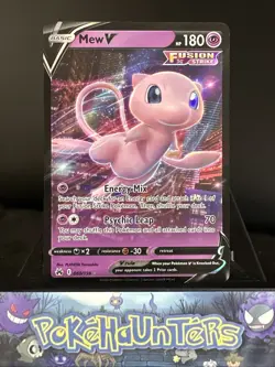 Pokemon Card Mew V 060/159 Crown Zenith Half Art Ultra Rare Near Mint - Image 1