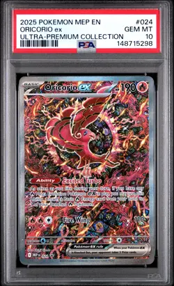 2025 POKEMON MEP PROMO ULTRA-PREMIUM COLLECTION #024 ORICORIO EX PSA 10 - Image 1