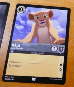 LORCANA TRADING CARD GAME TCG DISNEY CHAPITRE 3 CARTE NALA 186/204 FR TCG NEUF - Image 1
