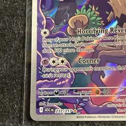 Hop’s Trevenant 237/217 Pokemon TCG IR Ascended Heroes NM - Image 4